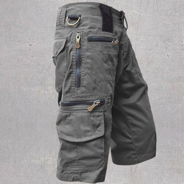 Mens Cropped Cotton Casual Pants