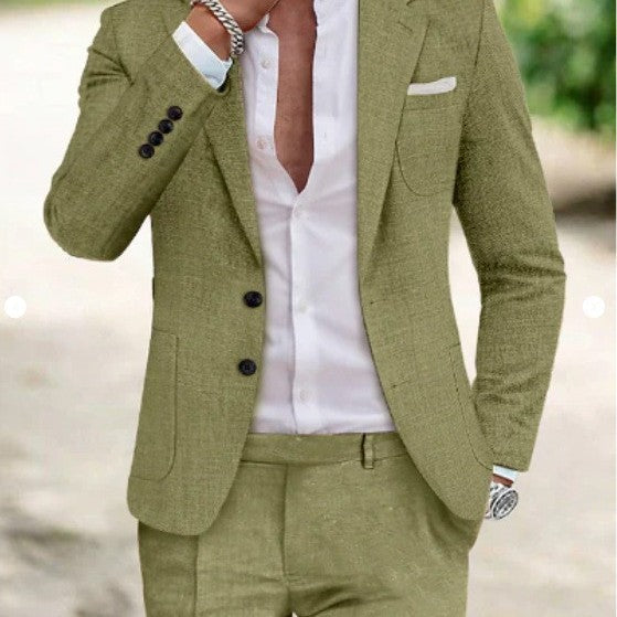 Men's Digital Printing Casual Suit Set