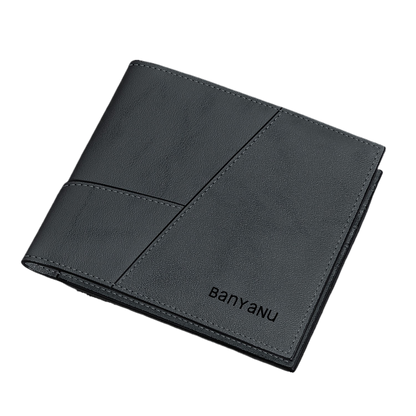 Retro Frosted Cowhide Mens Wallet
