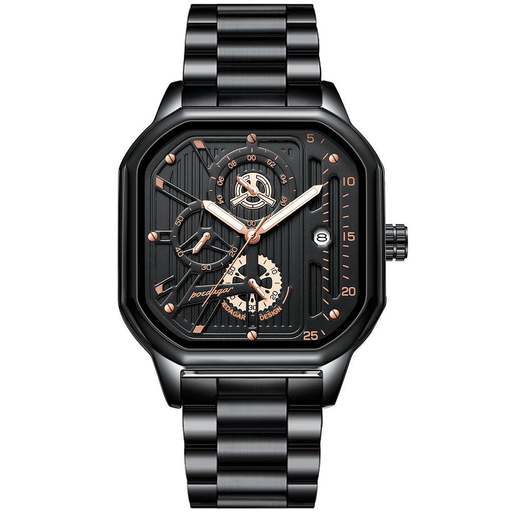 Multifunctional Waterproof Luminous Mens Watch