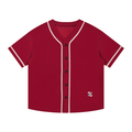 Contrast Piped Button-Up Jersey