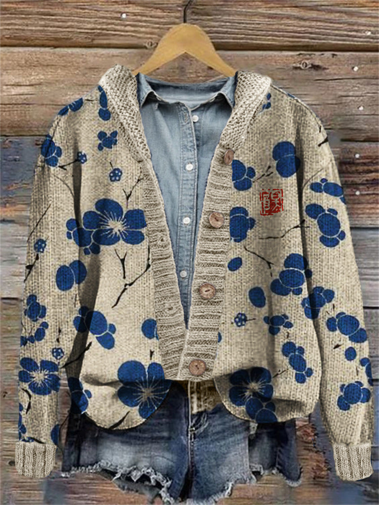 3D Digital Print Cardigan Sweatshirt Jacket