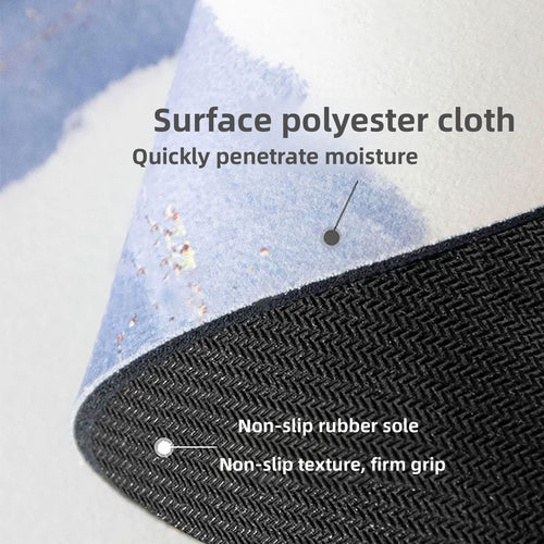 Anti-slip and dirt-resistant floor MATS for the bathroom