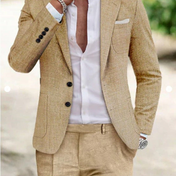 Men's Digital Printing Casual Suit Set