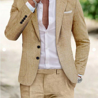 Men's Digital Printing Casual Suit Set