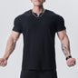 High-Quality Texture Cuff Sleeve T-Shirt for Men