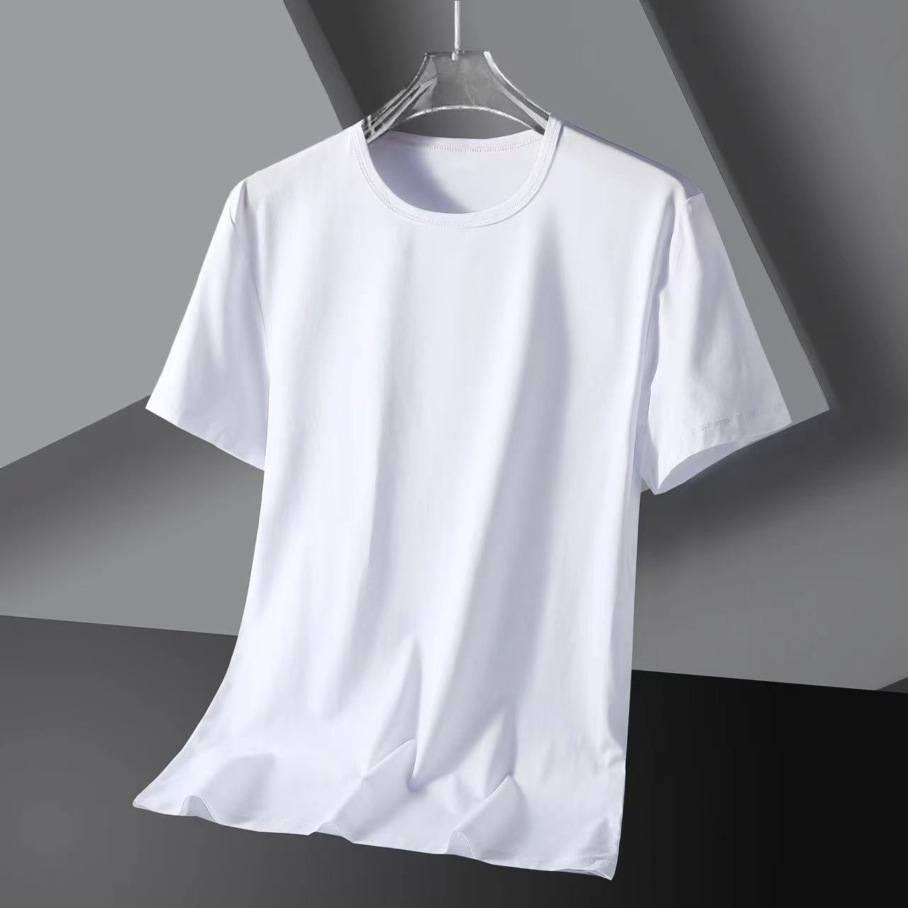 Solid color quick-drying short sleeves