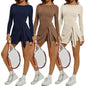 Long Sleeve Tennis Skirt Set