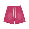 Z Sun Fade Raw Edge Cotton Shorts