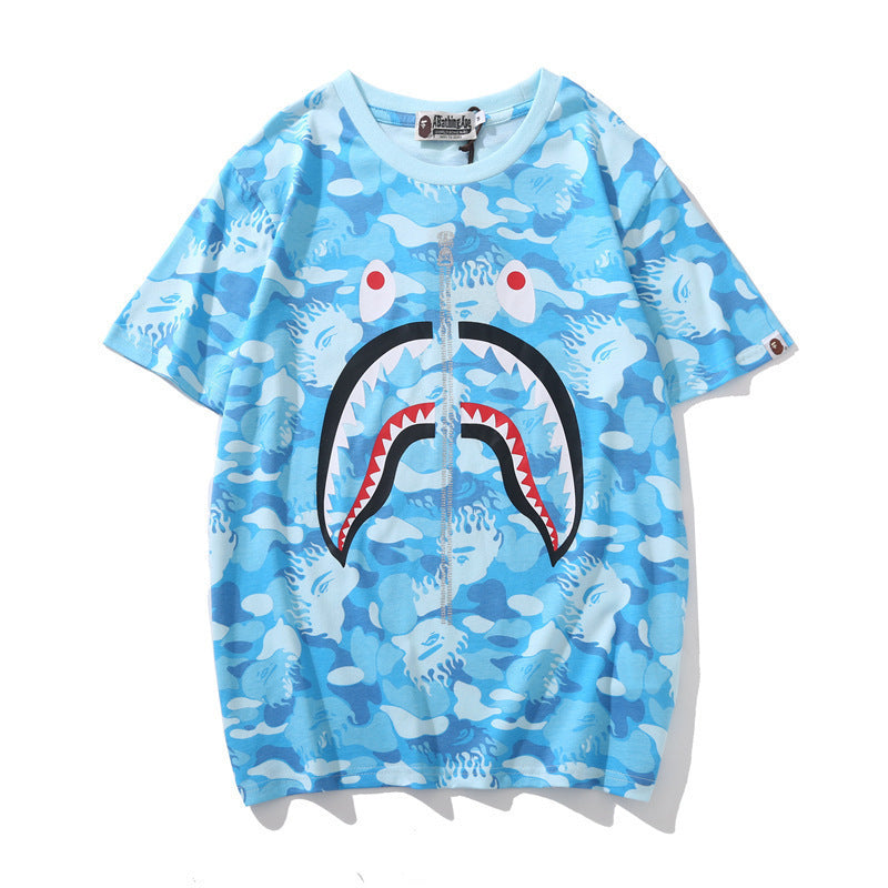 Men's and women's loose and casual T-shirts
