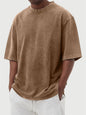 Mens Waffle Print Casual T-shirt