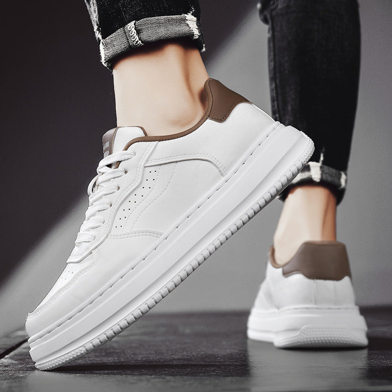 Men's casual sports shoes with thick soles