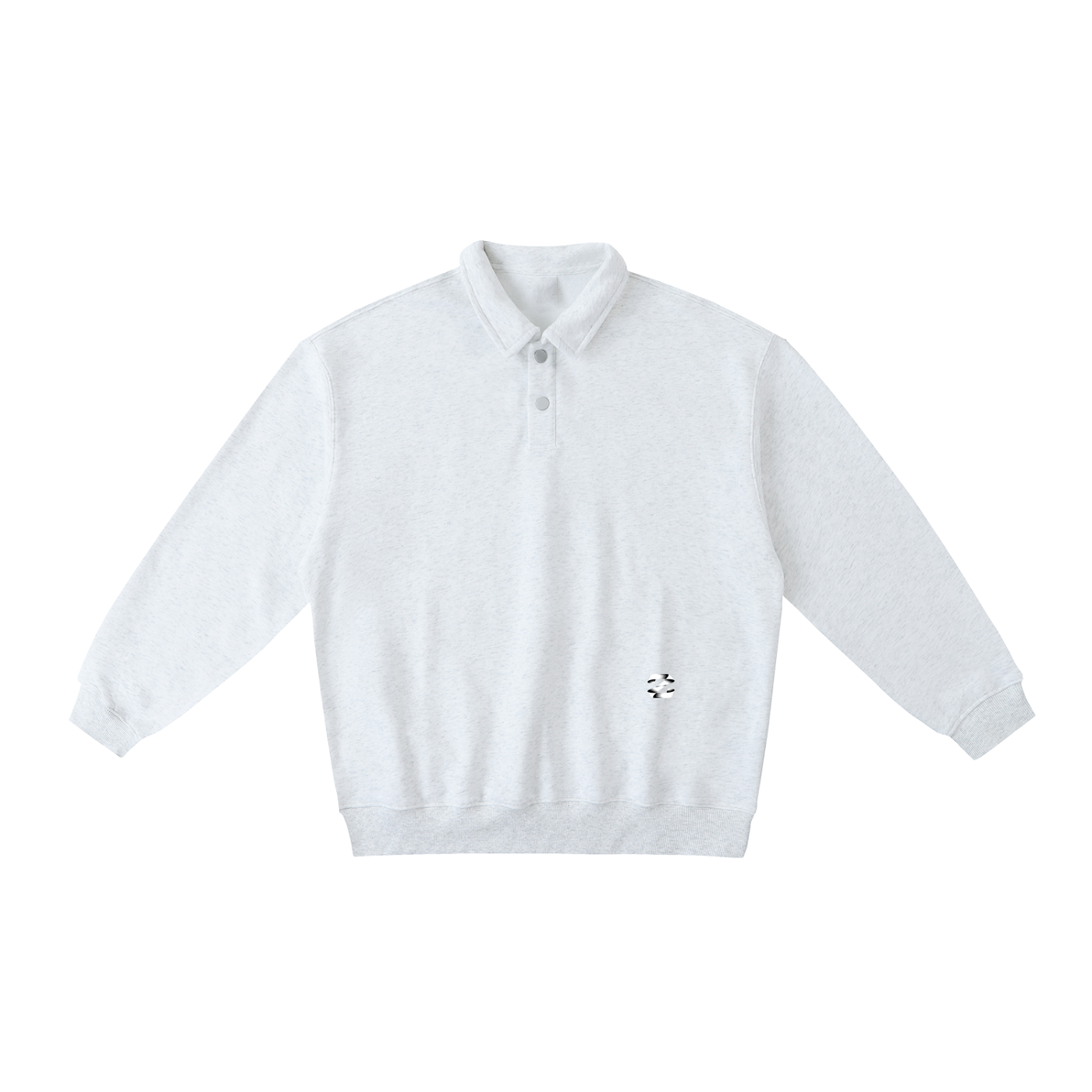 Heavyweight Polo-Collar Sweatshirt