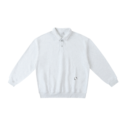 Heavyweight Polo-Collar Sweatshirt