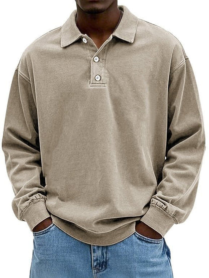 T-shirt with hood and distressed wash finish