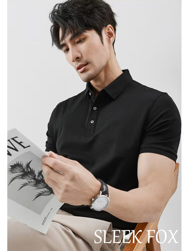Breathable Cotton Mens Polo Shirt