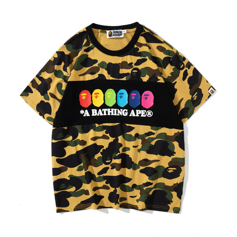 Men's and women's loose and casual T-shirts