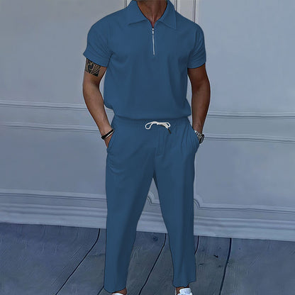 plus size men's solid color suit