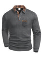 Classic Checkered Mens Polo Shirt