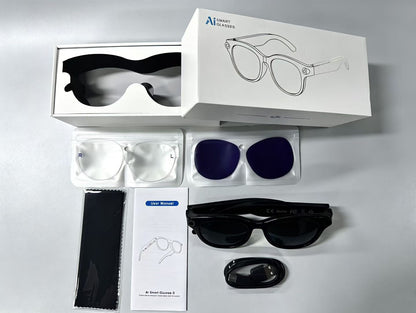 Smart Camera Glasses with AI Translation
