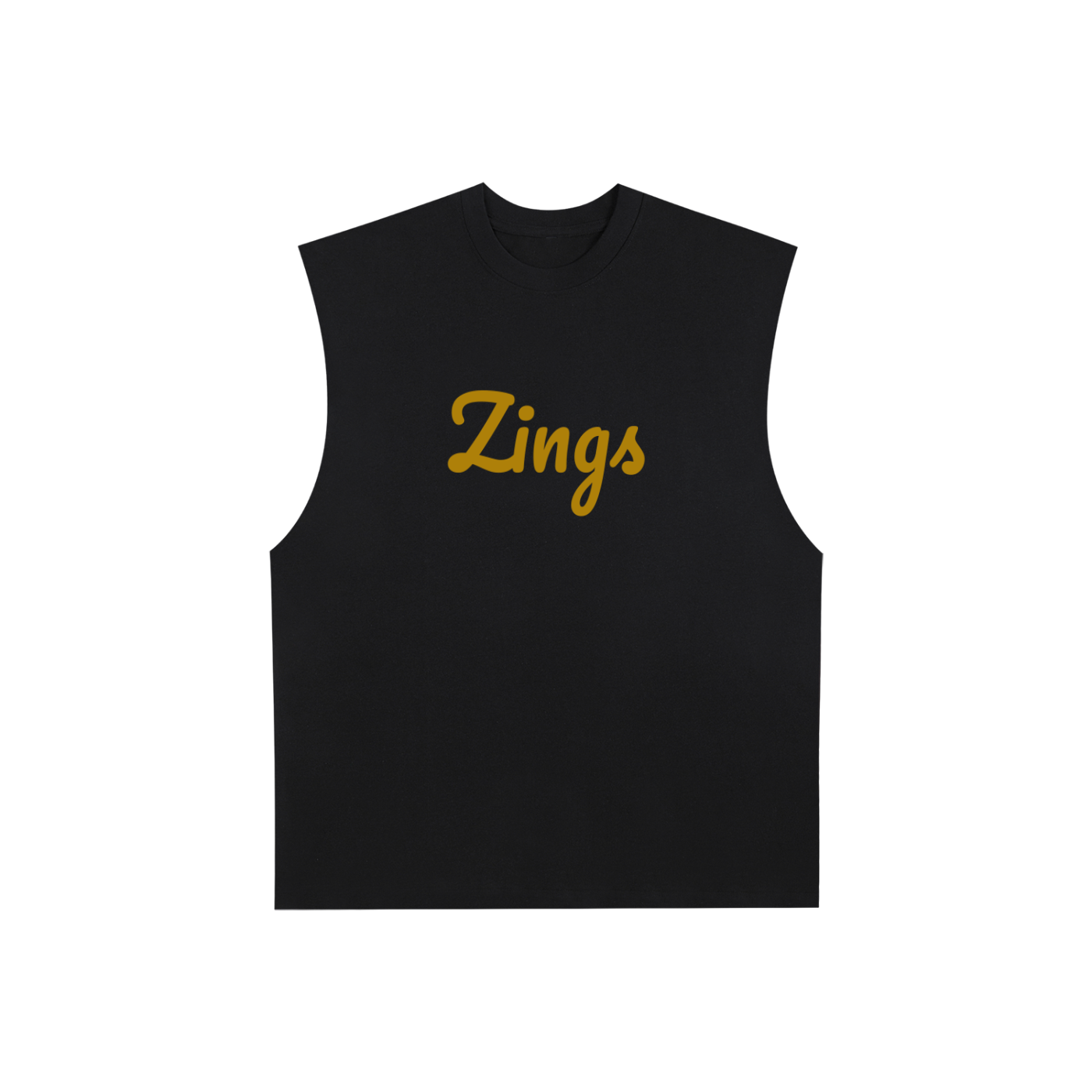 Raw Edge Cotton Tank Top