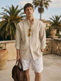 Linen old money style shirt