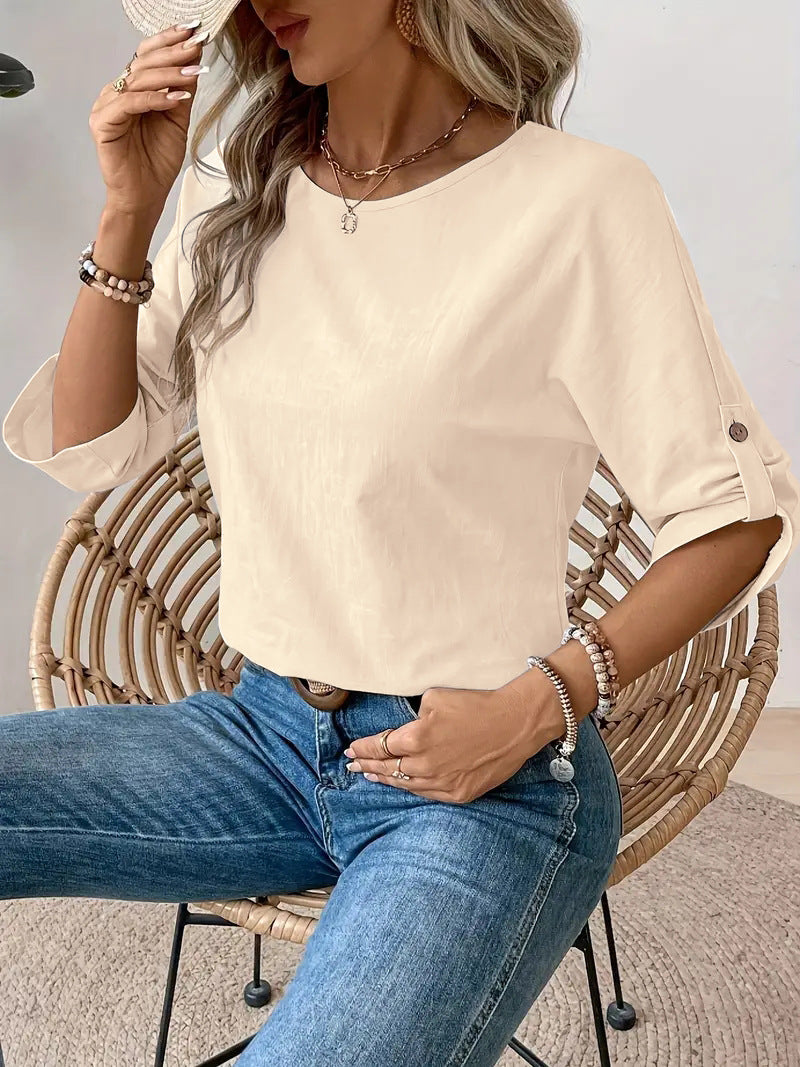Solid Crewneck Shirt
