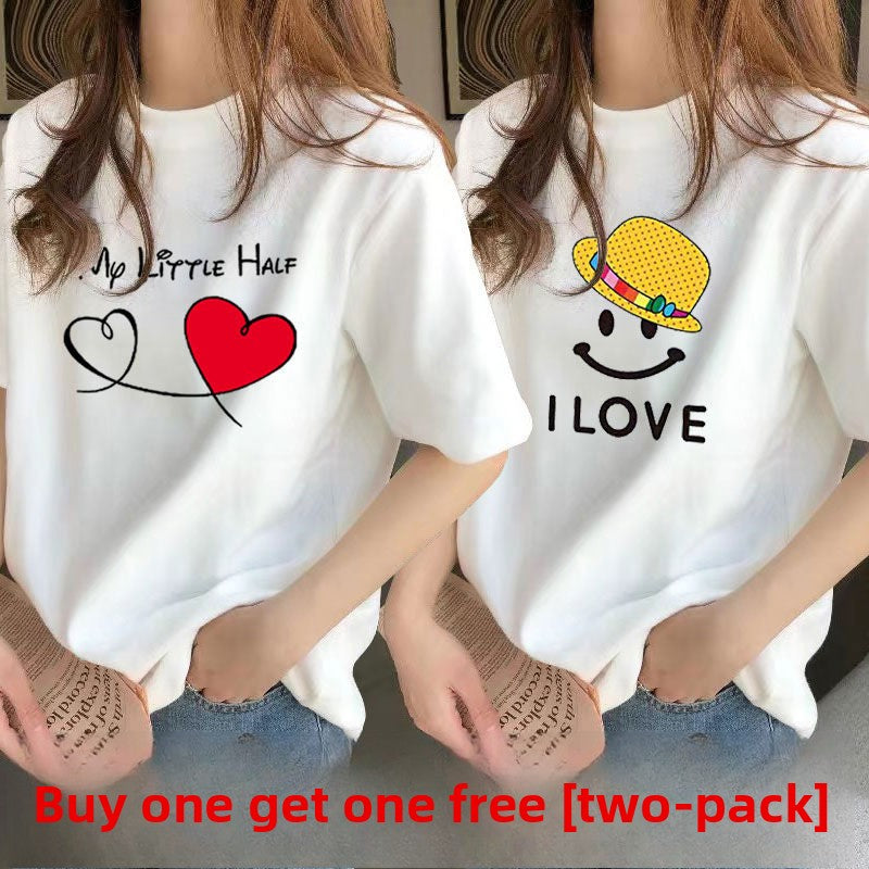 Loose Plus Size Womens T-Shirts