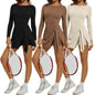 Long Sleeve Tennis Skirt Set