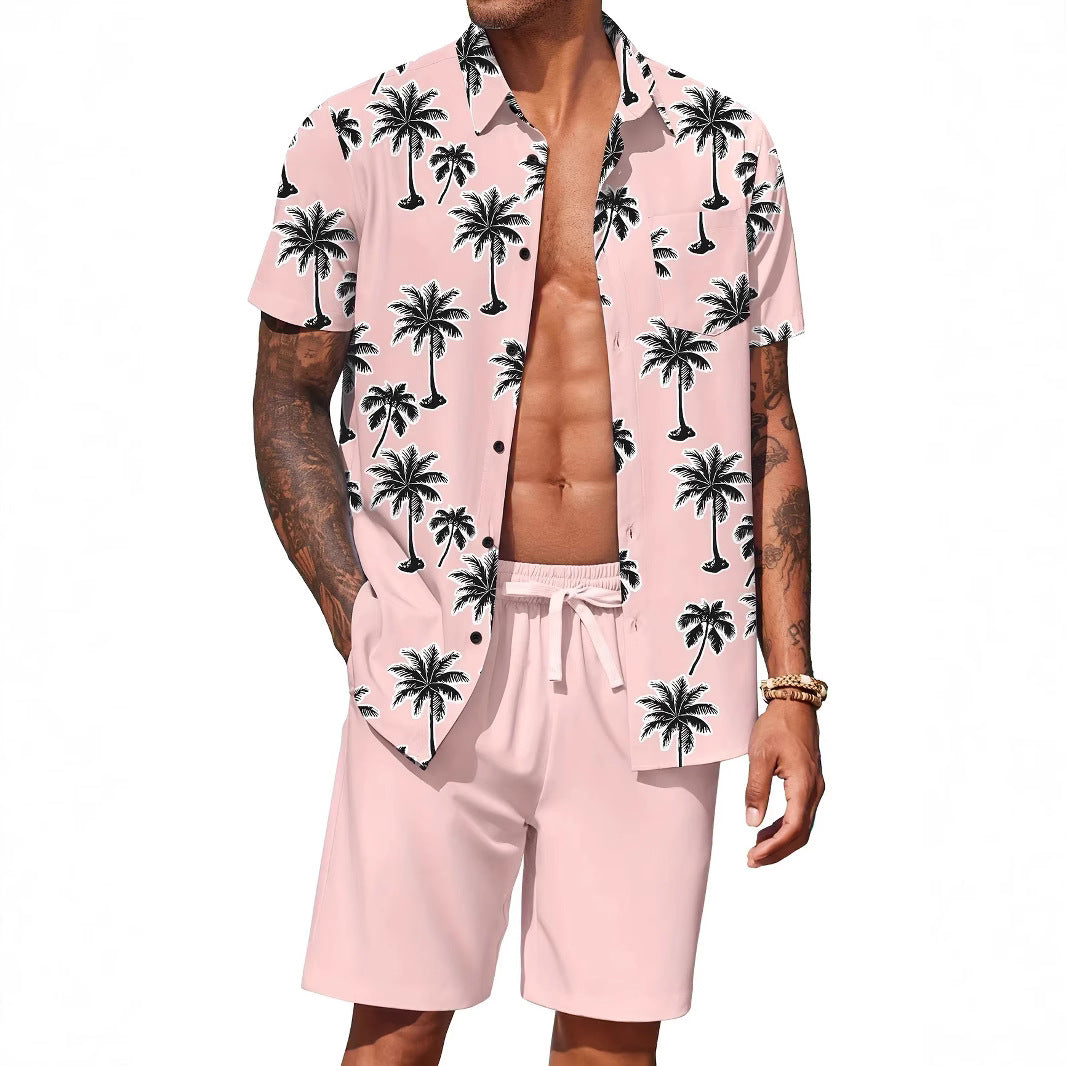 Men's Hawaiian Casual Short Sleeve Shirt