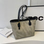 Women Pu Leather Tote Bag Large Capacity Shoulder Bag Handbag