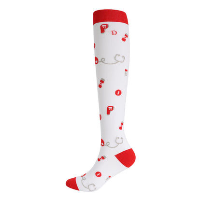 Nylon Compression Socks for Running Cycling Yoga