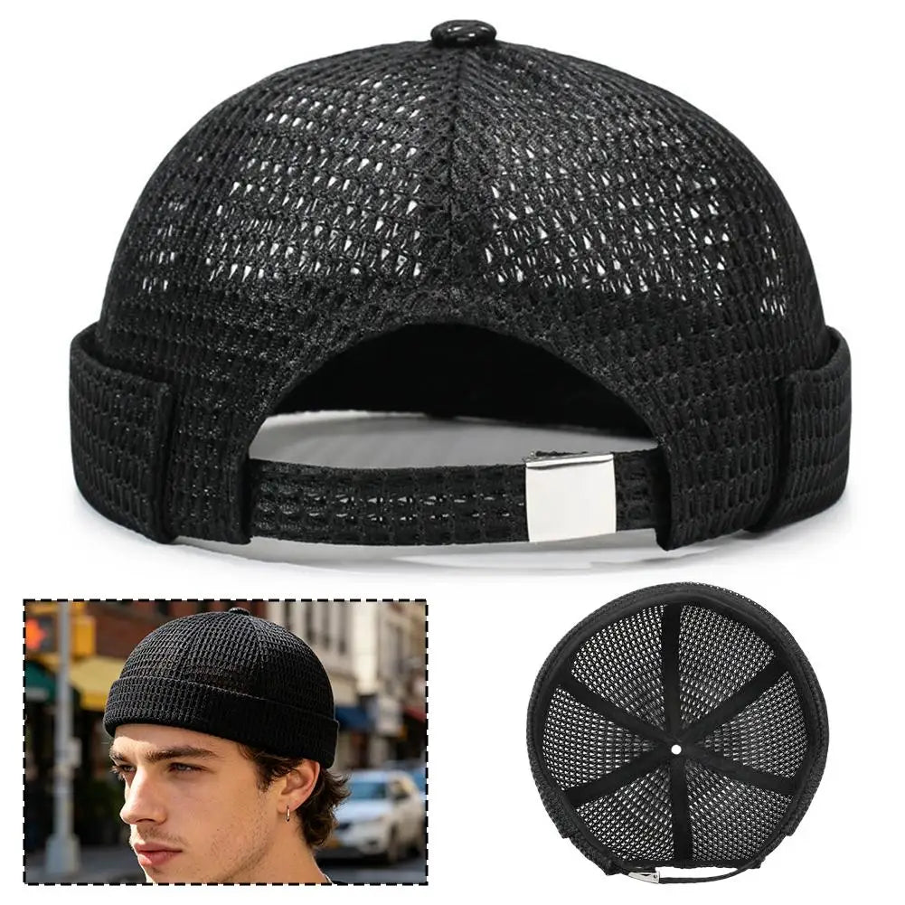 Summer Mesh Melon Skin Beanies