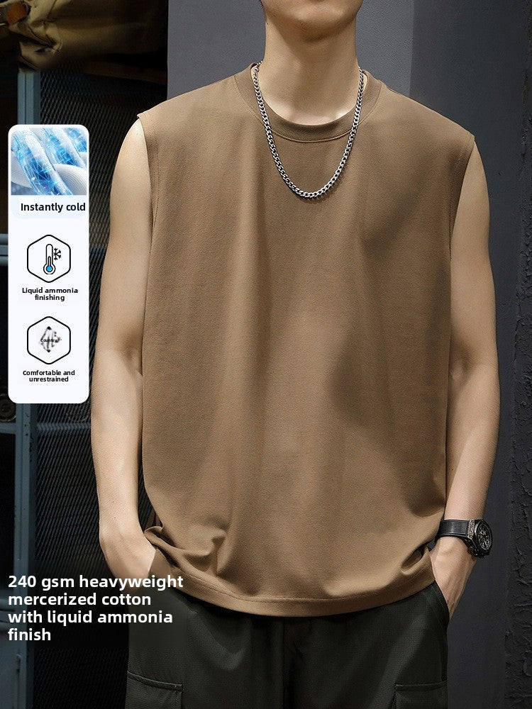 Cotton Sleeveless Sports Vest