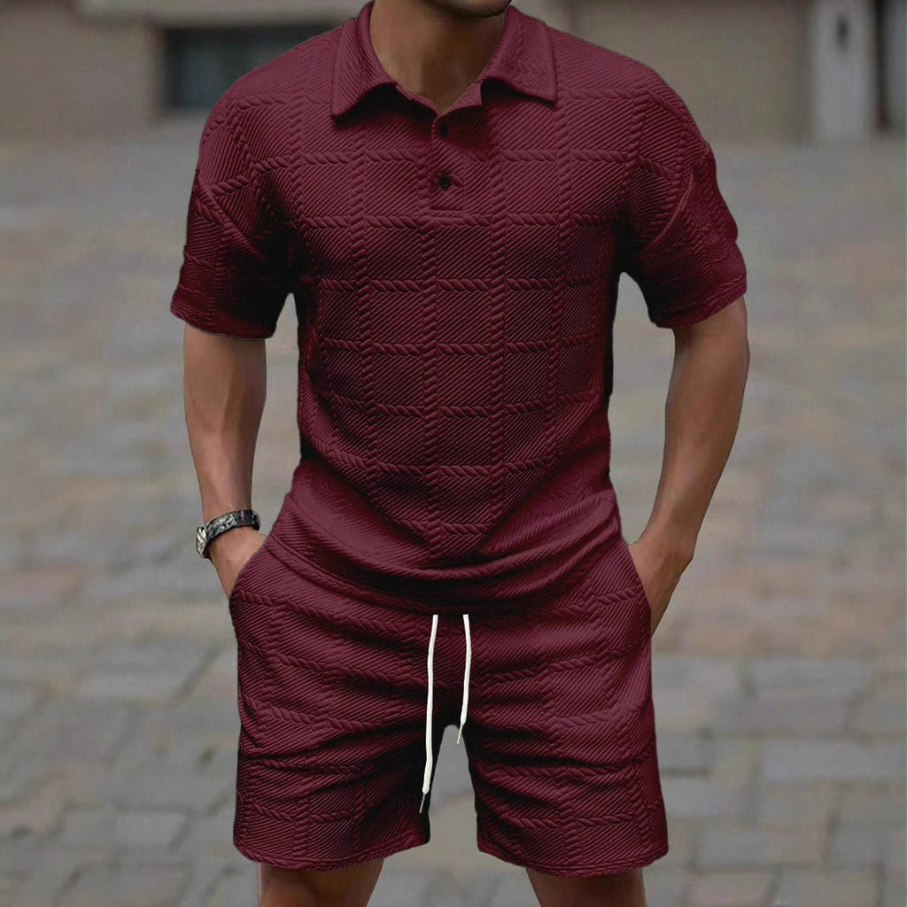 Men's Short-Sleeved Shorts Set Casual Summer Wear