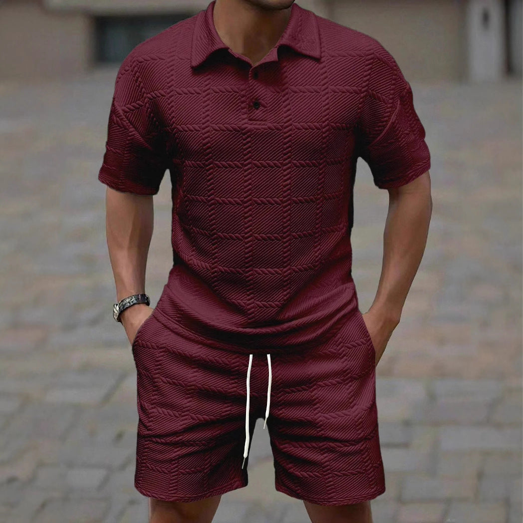 Men's Short-Sleeved Shorts Set Casual Summer Wear