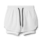 Men's Quick-Dry Fitness Shorts Double-Layer Athletic Design