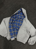Reversible Spliced Hooded Jacket for Men