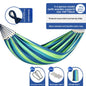 Thickened Nylon Outdoor Hammock Anti-Rollover Striped Swing Bed