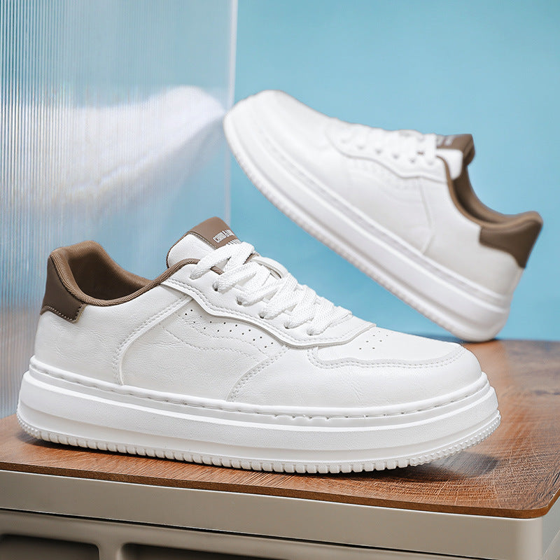 Men's casual sports shoes with thick soles