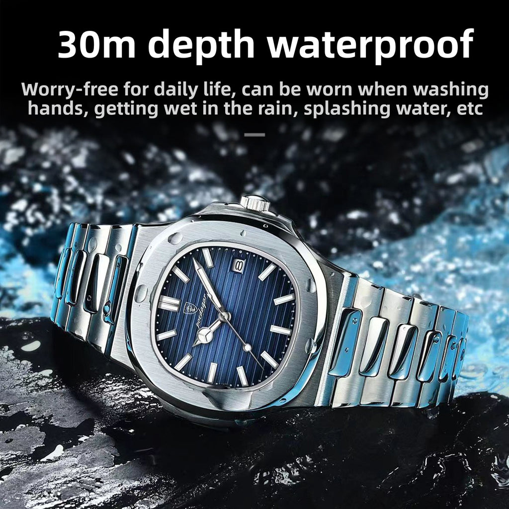 Waterproof Calendar Mens Quartz Watch
