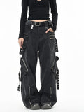 Multi-Pocket Cargo Jeans