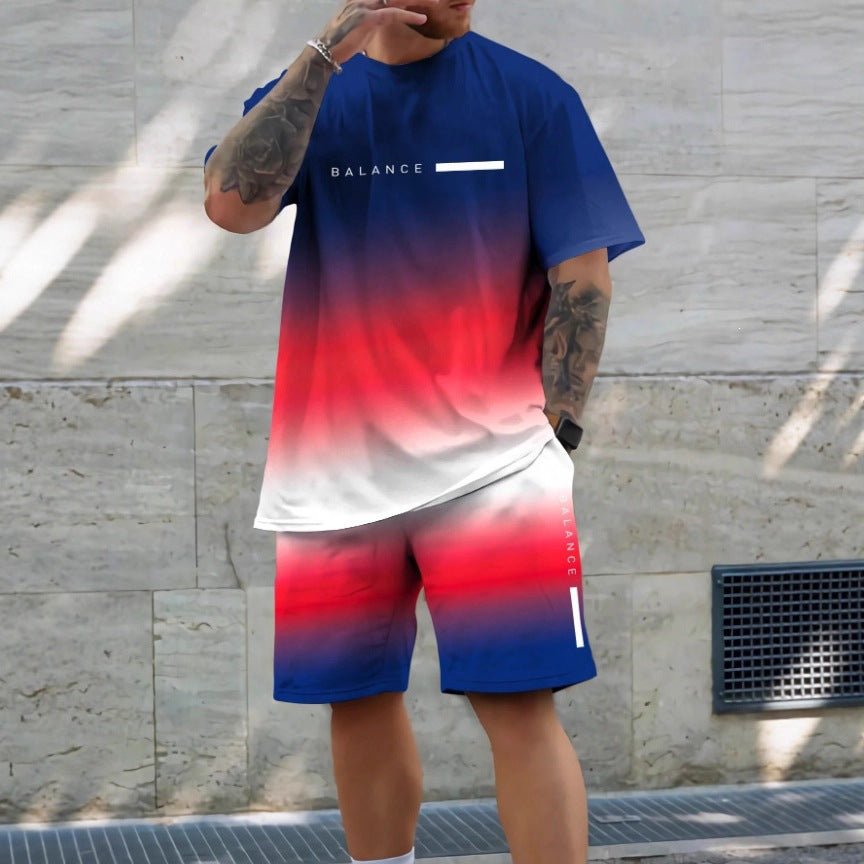 Casual sport short-sleeve T-shirt