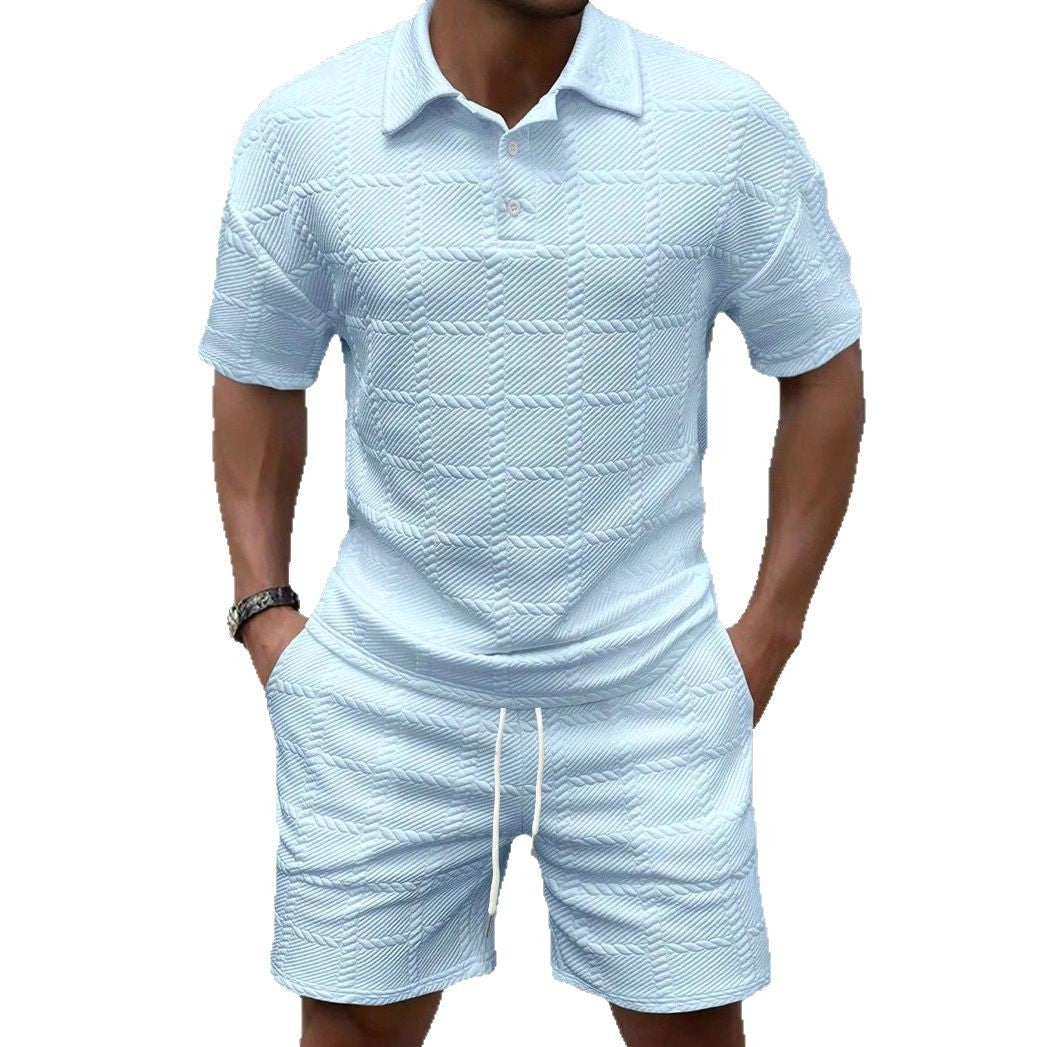 Men's Short-Sleeved Shorts Set Casual Summer Wear