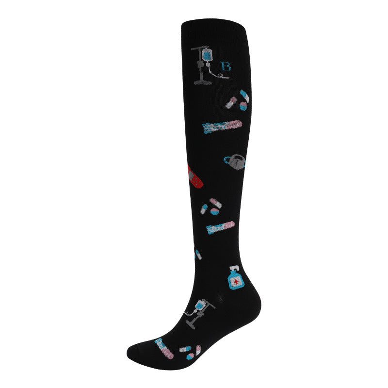 Nylon Compression Socks for Running Cycling Yoga