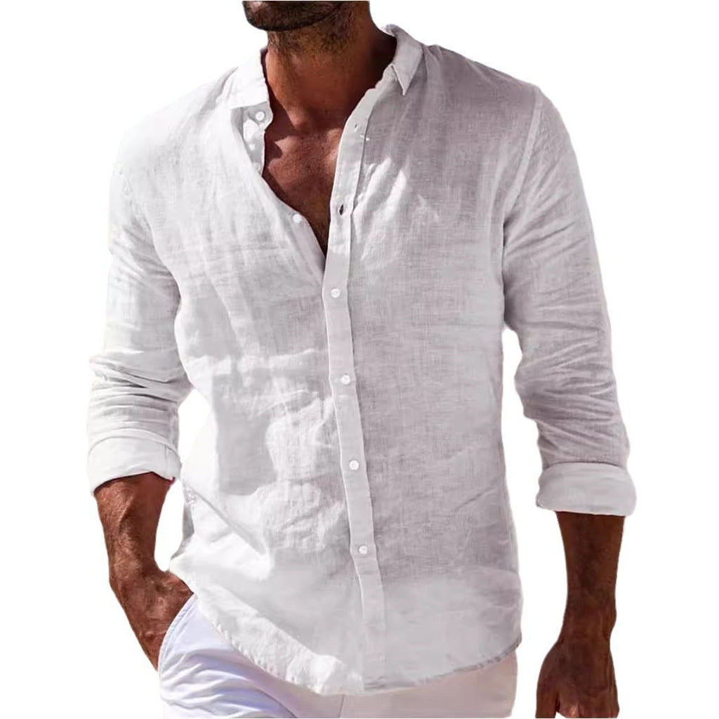 Men's Casual Long Sleeve Button Shirt