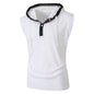Summer New Style Heavy-Duty Vest Trendy Brand Outdoor Casual Sleeveless Hooded Vest for Men
