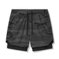 Men's Quick-Dry Fitness Shorts Double-Layer Athletic Design