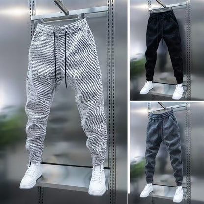 Striped Loose Fit Casual Pants