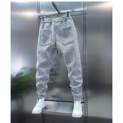 Striped Loose Fit Casual Pants